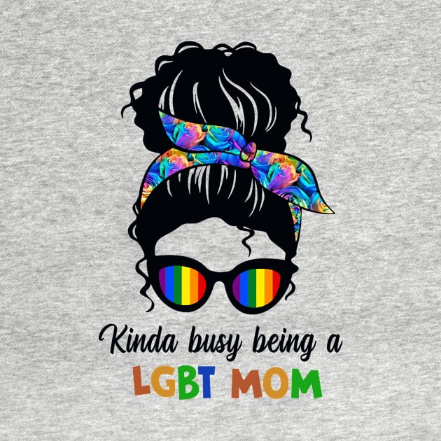 Kinda Busy Being A LGBT Mom Skull by binnacleenta